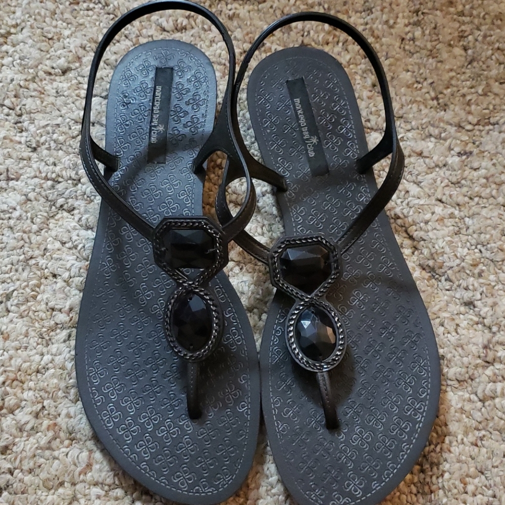 Black dressy sandals